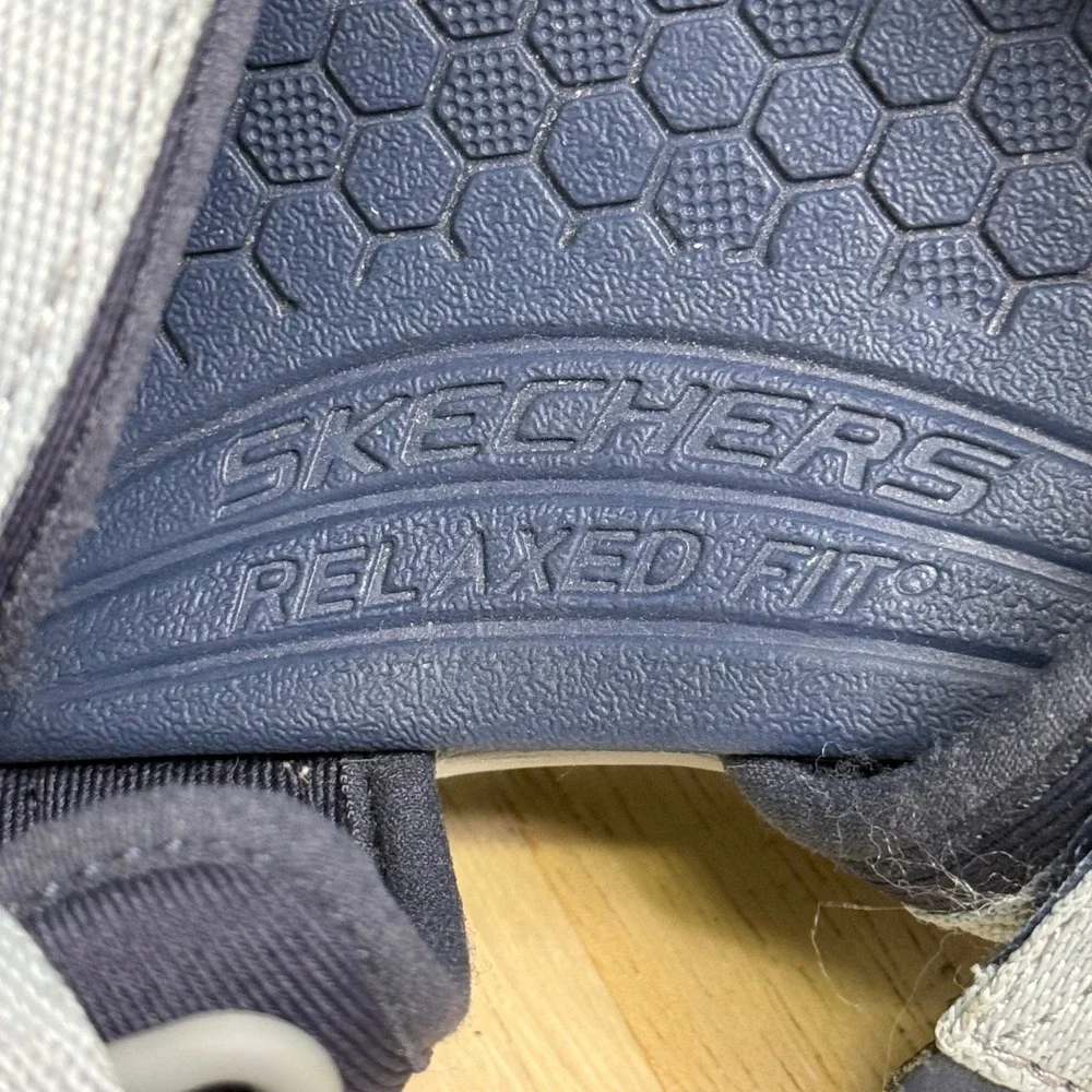 Skechers Relaxed Fit Mens‎ Navy Grey Athletic Hiking Sandals 237050 Size 12